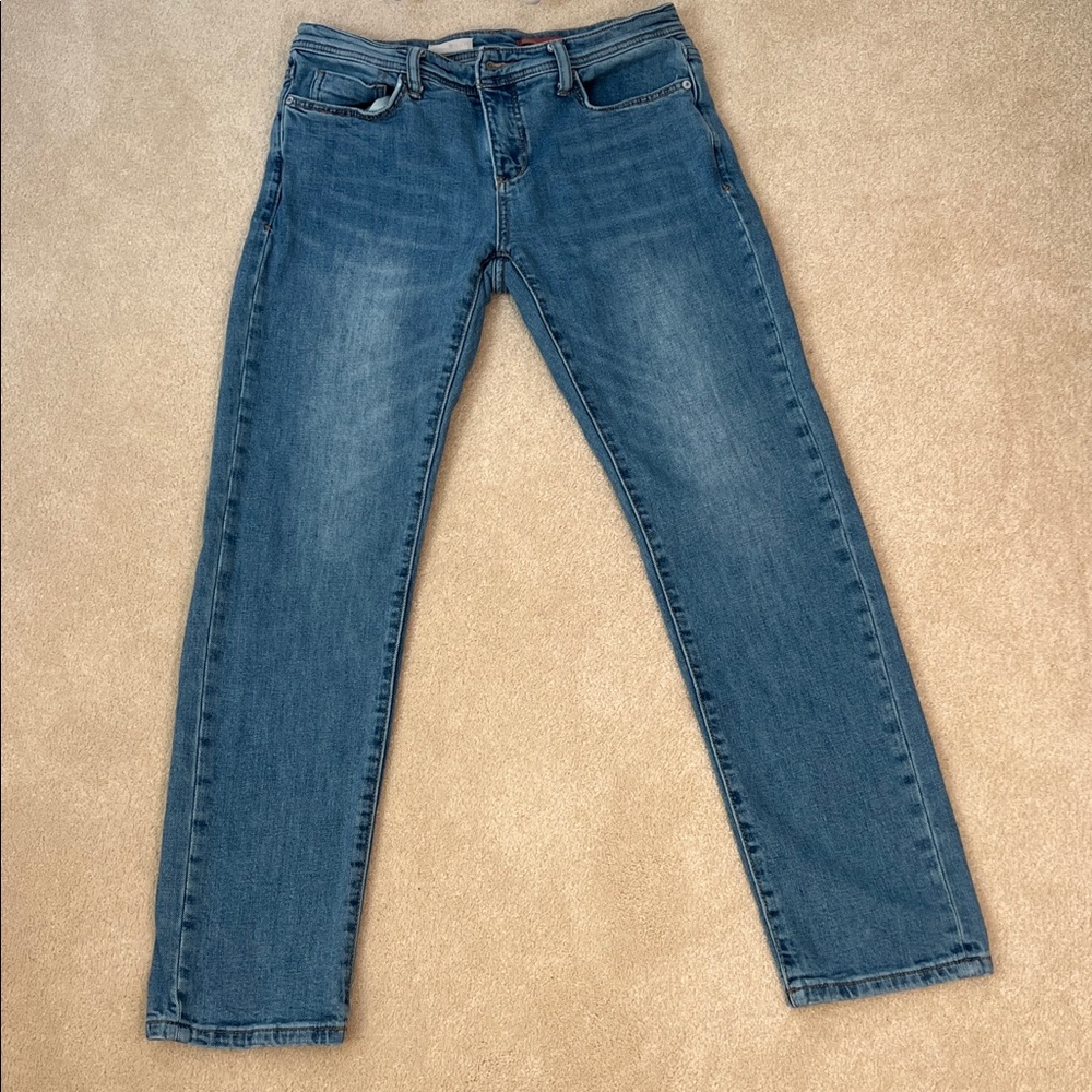 Pilcro Slim Boyfriend Blue Denim Jeans Size 26